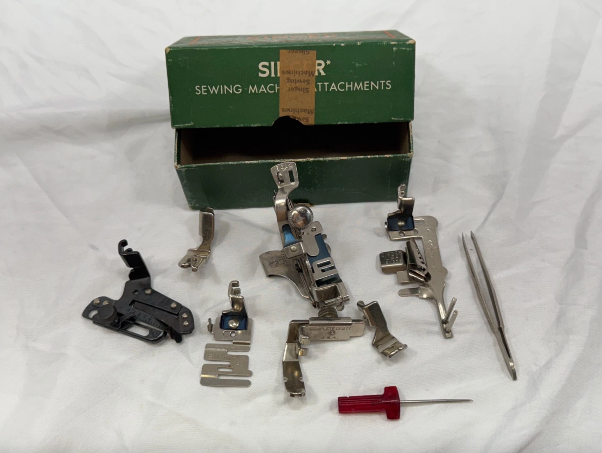 1939 Singer Featherweight 221 | Magenta Pearl Restored Sewing Machine | Vintage Quilting Classic with Case & Accessories