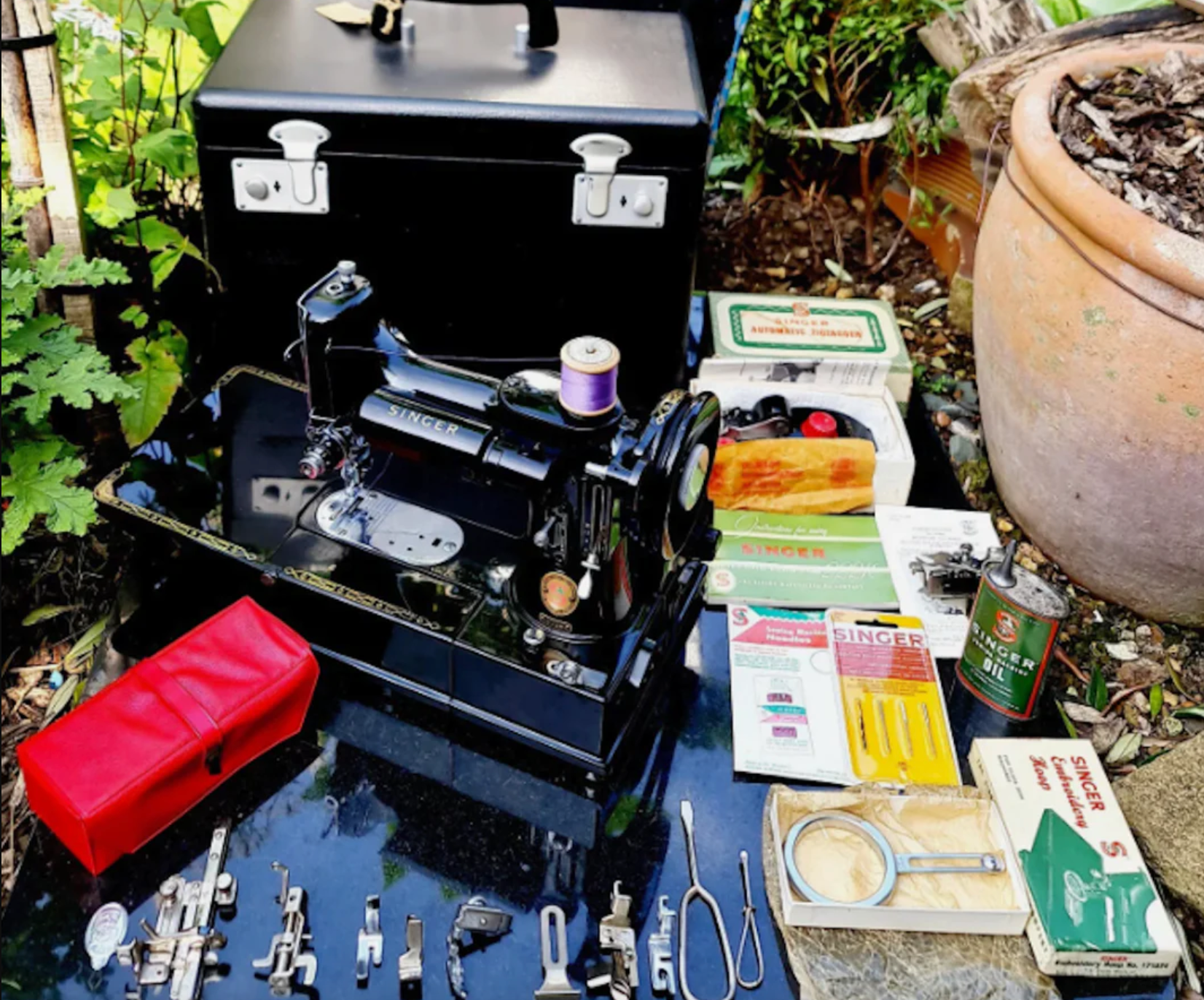 Fully Serviced Singer Featherweight 222K (1959) – Rare Model, Serial #EP759**